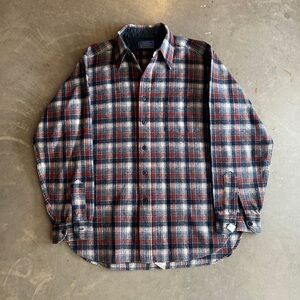 Vintage Pendleton Virgin Wool Plaid Button Up
